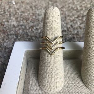 Stella & Dot Chevron Ring